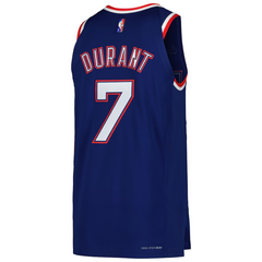 NBA Kevin Durant Brooklyn Nets Nike Authentic Player Jersey - City Edition - Blue- Nike