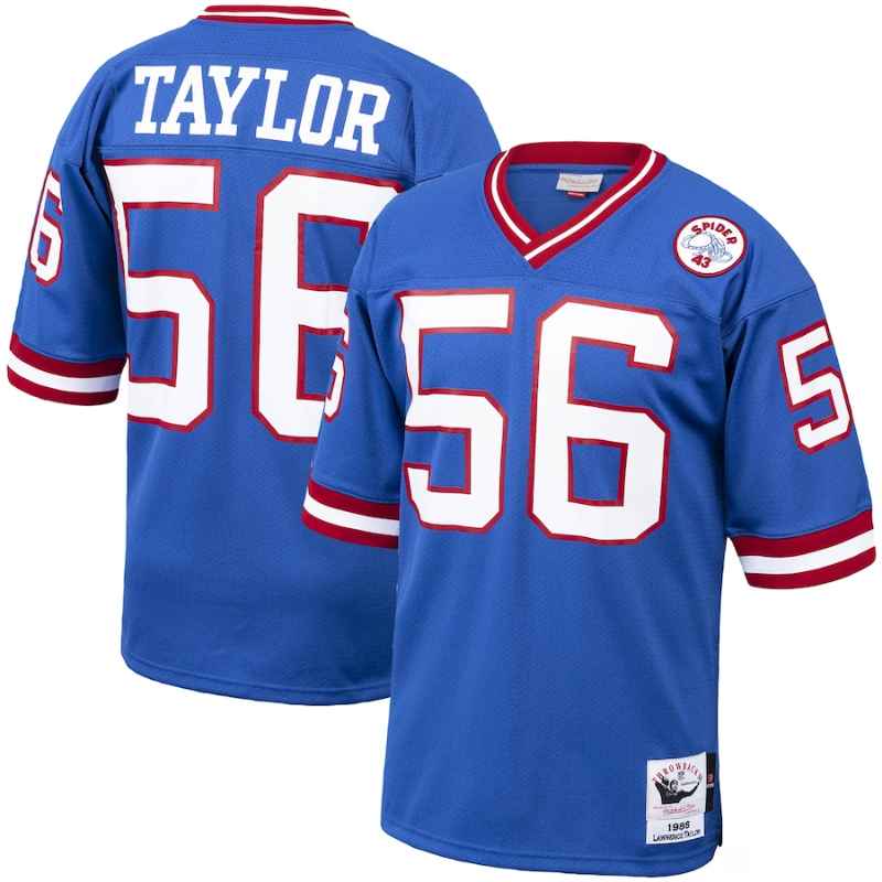 Lawrence Taylor New York Giants 1986 Mitchell &amp; Ness Authentic Throwback Retired Player Jersey - Royal Mitchell &amp
