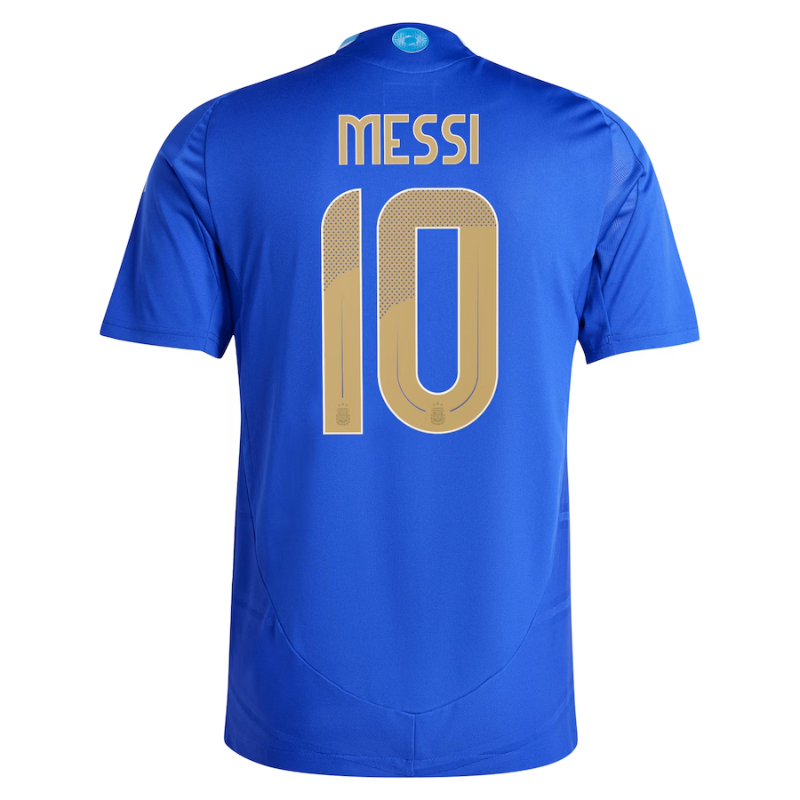 Lionel Messi Argentina National Team Adidas 2024 Away Authentic Player Jersey -Blue