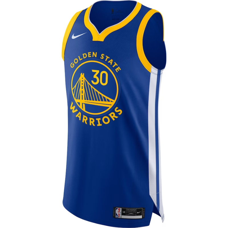 NBA Stephen Curry Golden State Warriors Nike Authentic Jersey - Royal - Nike