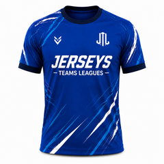 Jerseys Teams Leagues Blue Performance Football Jersey – Ocean Edition