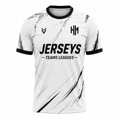 Jerseys Teams Leagues White Performance Football Jersey – Marble Edition