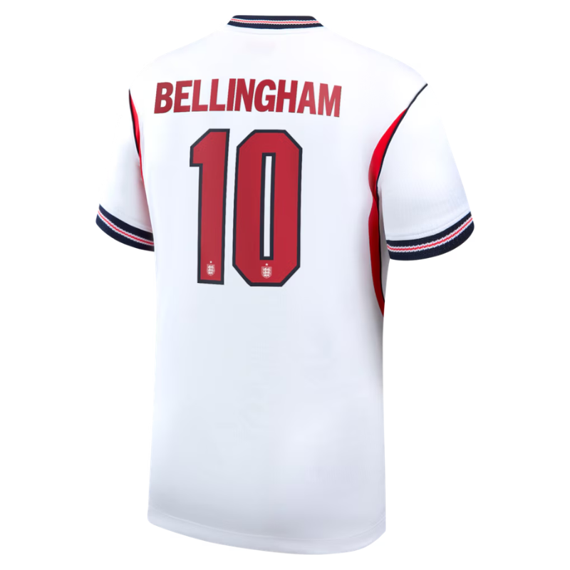 Jude Bellingham England National Team Nike 2026 Home Stadium Jersey - White