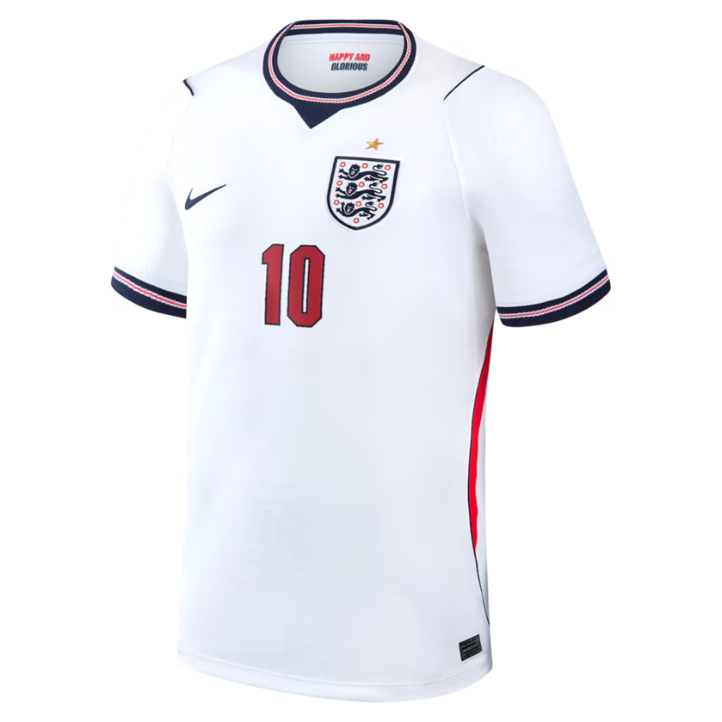 Jude Bellingham England National Team Nike 2026 Home Stadium Jersey - White