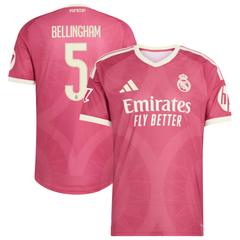 Jude Bellingham Real Madrid adidas 2026/27 Third On-Field Jersey - Pink