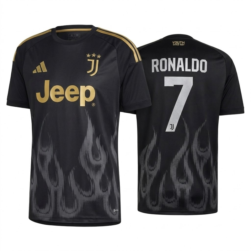 Juventus  2026/27 Third Jersey - Black (C. RONALDO 7)