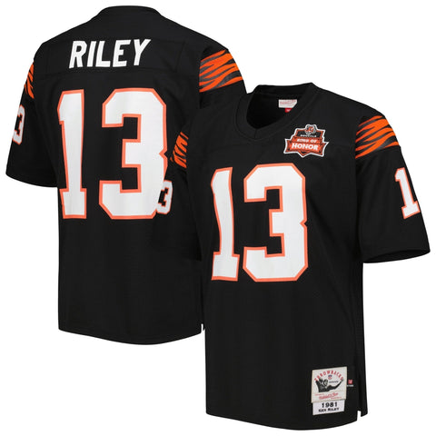 Ken Riley Cincinnati Bengals 1981 Mitchell & Ness Authentic Throwback Retired Player Jersey - Black Mitchell &amp; Ness