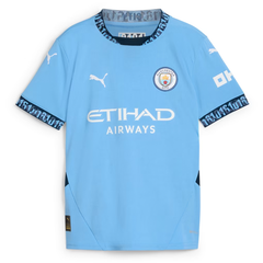 Kevin De Bruyne Manchester City 2024/25 Home Player Jersey - Light Blue