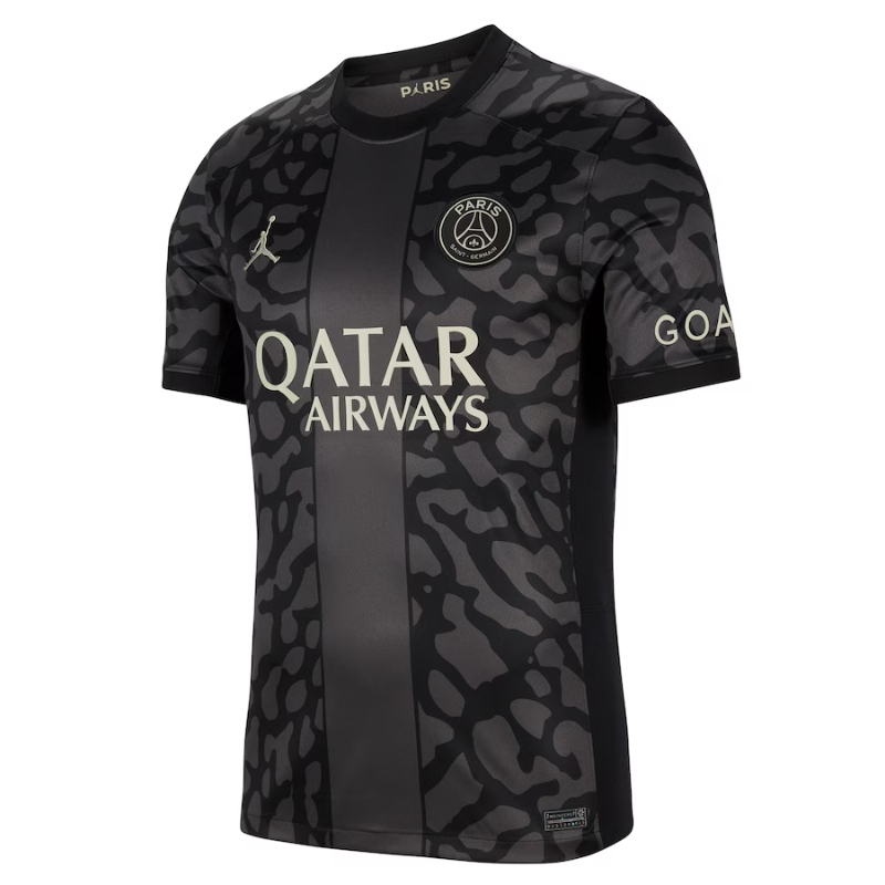 Kylian Mbappe Paris Saint-Germain Jordan Brand 2023/24 Third Stadium Player Jersey - Anthracite Jordan Brand