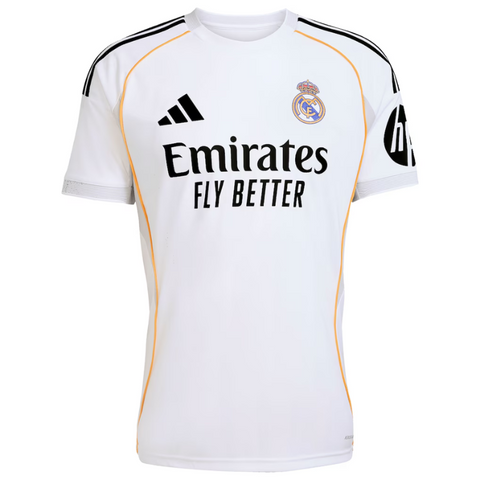 Kylian Mbappé Real Madrid adidas 2025/26 Home Player Jersey - White Adidas