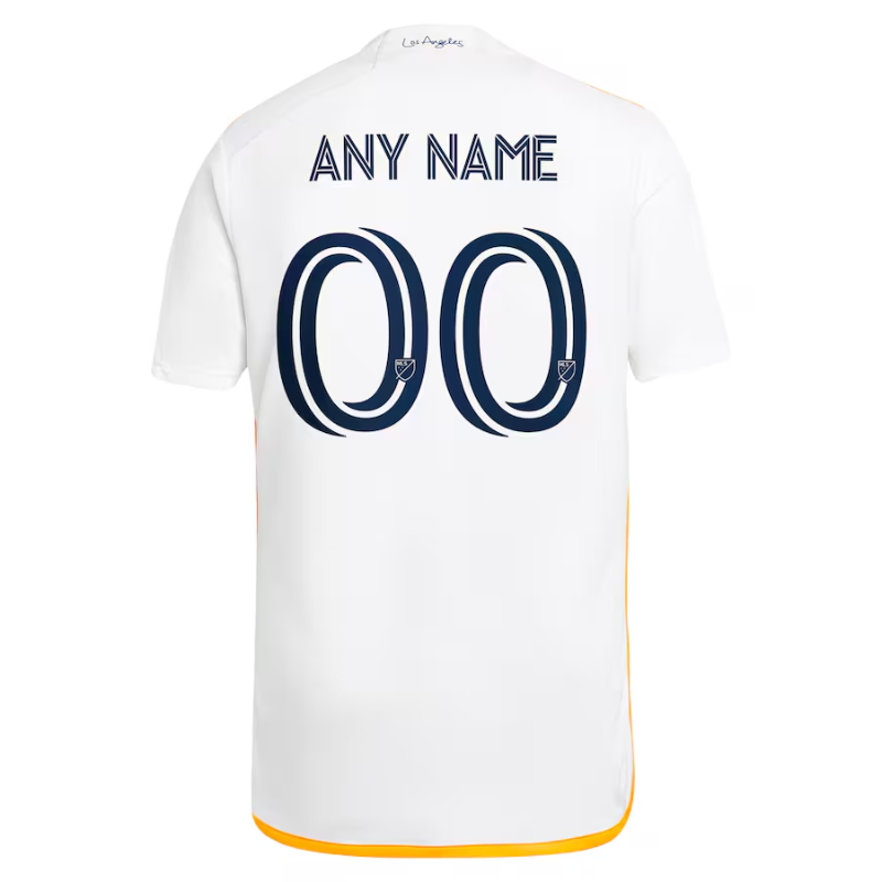 LA Galaxy adidas 2024 Angeleno Kit Custom Jersey - White Adidas