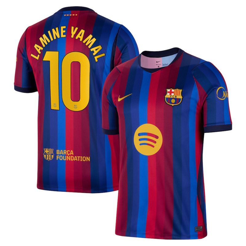 Lamine Yamal Barcelona Nike 2026/27 Home Stadium Jersey - Red