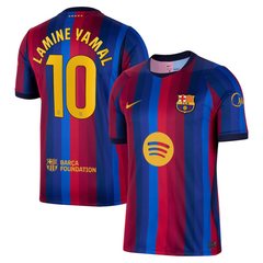 Lamine Yamal Barcelona Nike 2026/27 Home Stadium Jersey - Red