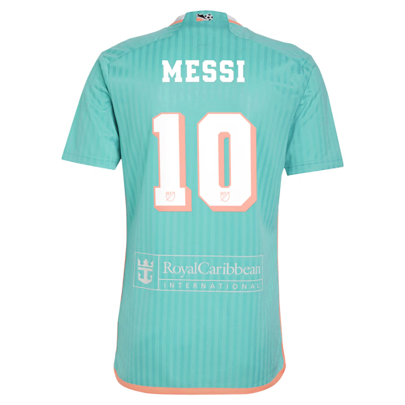 Lionel Messi Inter Miami CF adidas 2024 Archive Player Jersey - Aqua