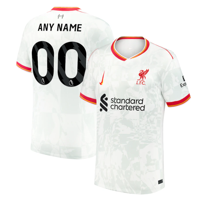 Liverpool Nike 2024/25 Third Custom Jersey - White Nike