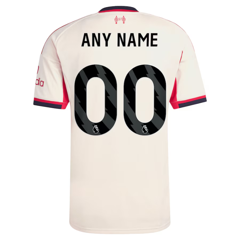 Liverpool adidas 2025/26 Away Custom Jersey - White Adidas