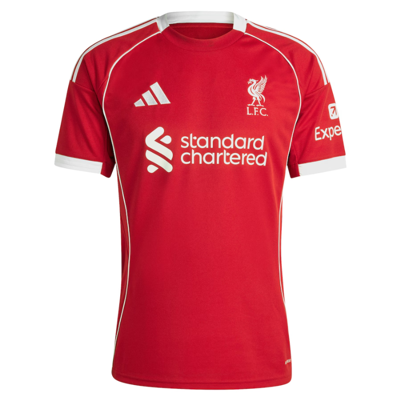 Liverpool adidas 2025/26 Home Custom Jersey - Red Adidas