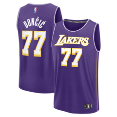 Los Angeles Lakers Purple & Gold Fastbreak Basketball Jersey (Dončić)