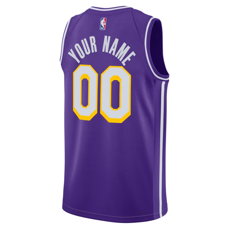 Los Angeles Lakers Purple & Gold Statement Edition Basketball Jersey