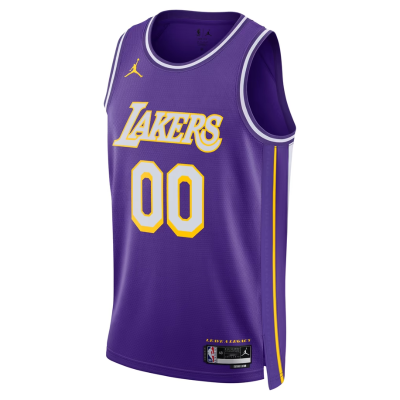 Los Angeles Lakers Purple & Gold Statement Edition Basketball Jersey