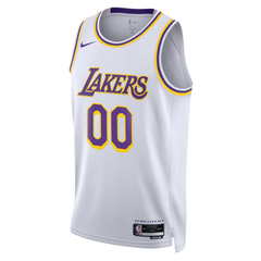 Los Angeles Lakers White, Purple & Gold Association Edition Basketball Jersey