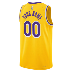 Los Angeles Lakers Yellow & Purple Icon Edition Basketball Jersey
