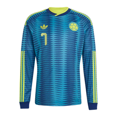 Luis Diaz Colombia National Team adidas 2026 Away Long Sleeve Jersey - Turquoise
