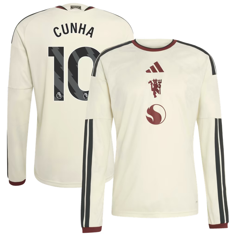 Manchester United Third Shirt 2026-27 - Long Sleeve with Cunha 10