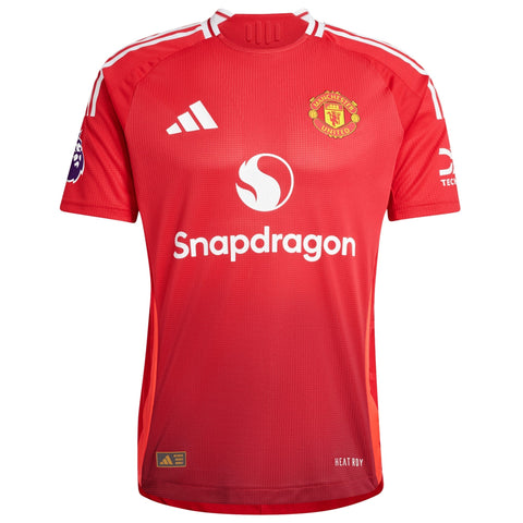 Manchester United adidas 2024/25 Home Authentic Custom Jersey - Red