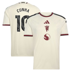 Manchester United adidas Third Shirt 2026-27 with Cunha 10
