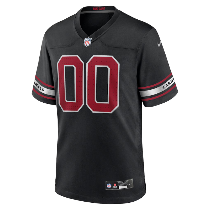 Men's Black & Red Custom American Football Jersey (Arizona)
