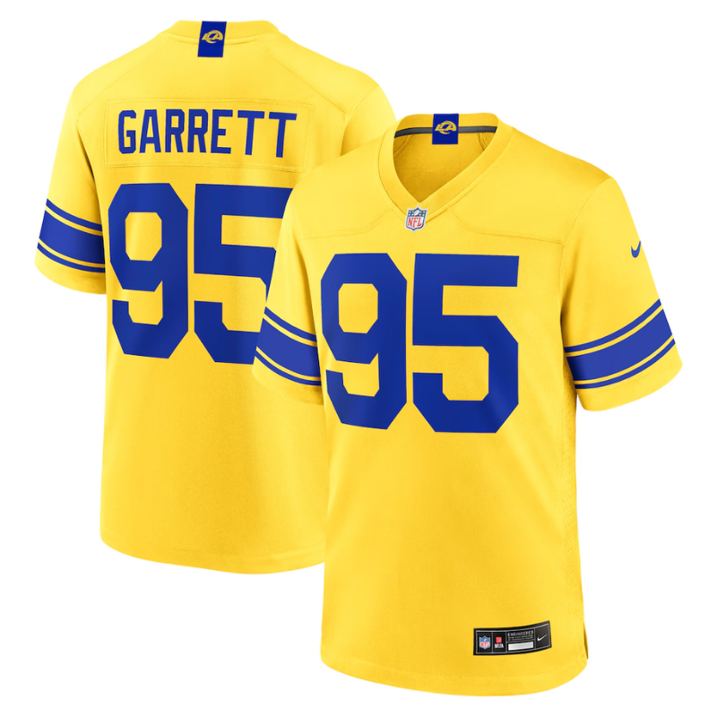 Men's Gold & Royal Blue American Football Jersey (Los Angeles Rams)