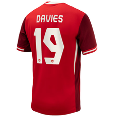 Men's Nike Alphonso Davies Red Canada Soccer 2024 Home Jersey