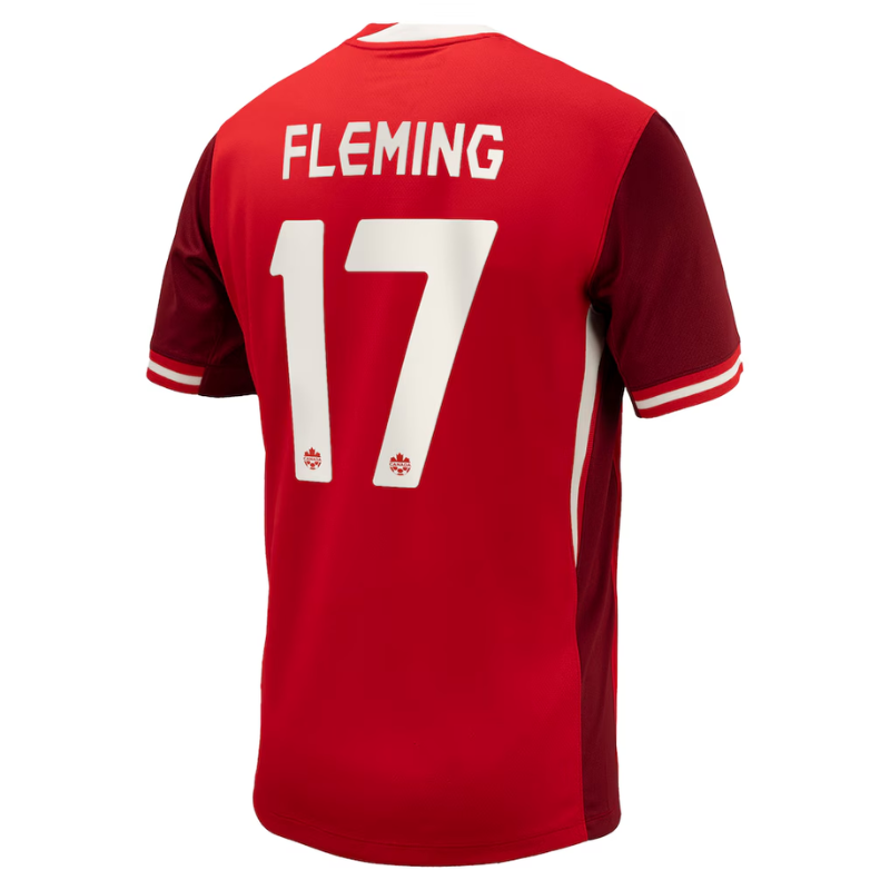 Men's Nike Jessie Fleming Red Canada Soccer 2024 Home Jersey