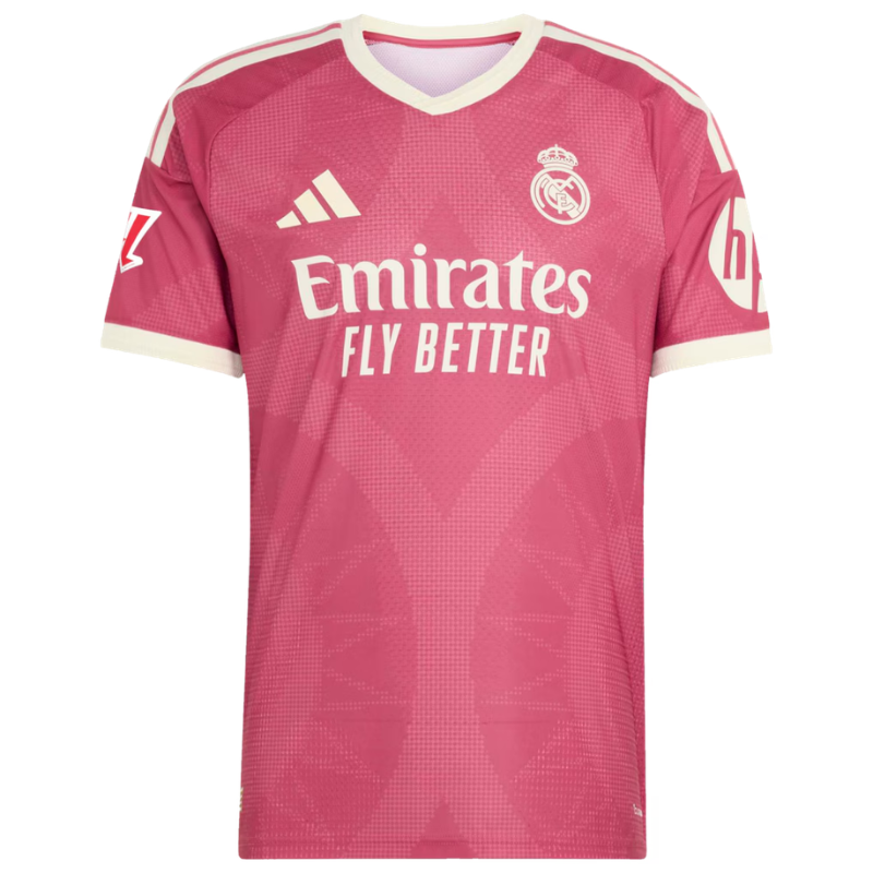 Men's Pink & Off-White Soccer Jersey (Vini Jr)