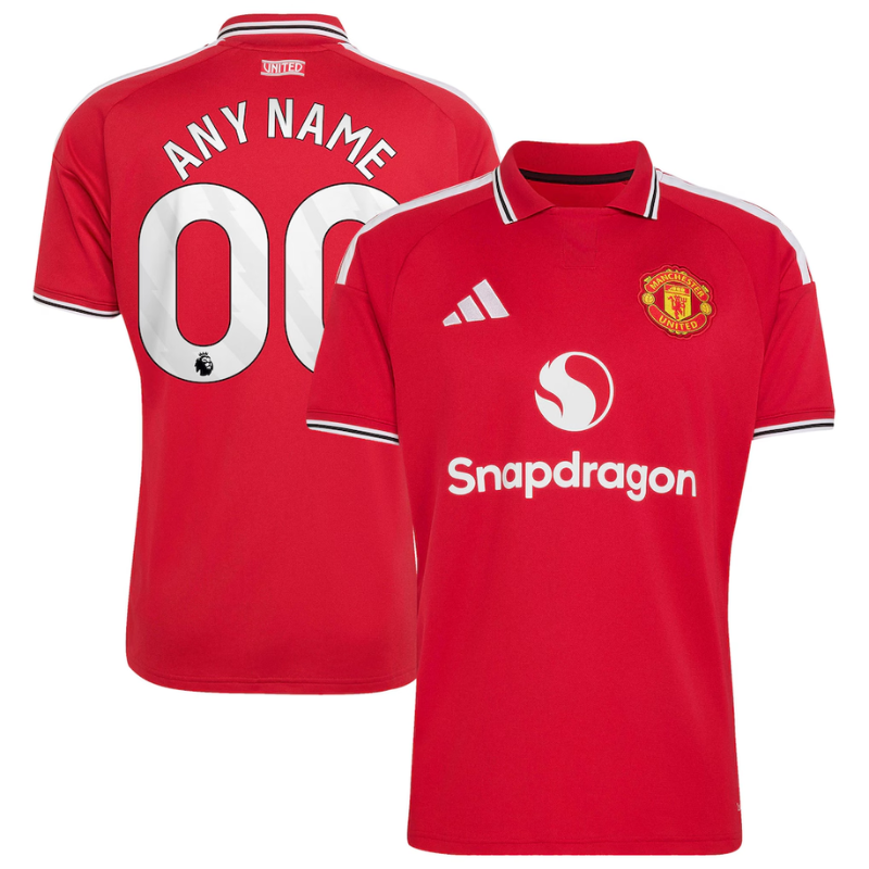 Men's Premium Red Polo-Style Custom Football Shirt – Regular Fit Matchday Performance Top