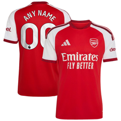 Men's Red & White Custom Football Shirt (Arsenal)