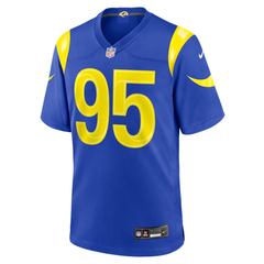 Men's Royal Blue & Gold American Football Jersey (Los Angeles Rams)