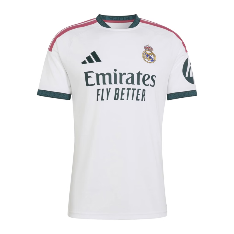 Men's White & Dark Green Custom Football Shirt (Ronaldo)