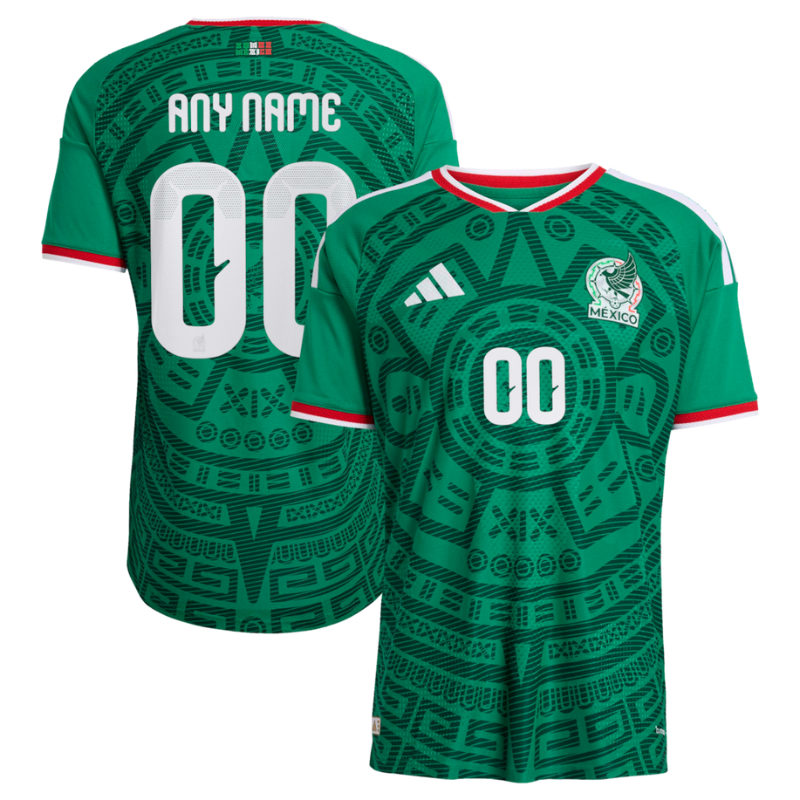 Mexico National Team adidas 2026 Home Authentic Custom Jersey - Green