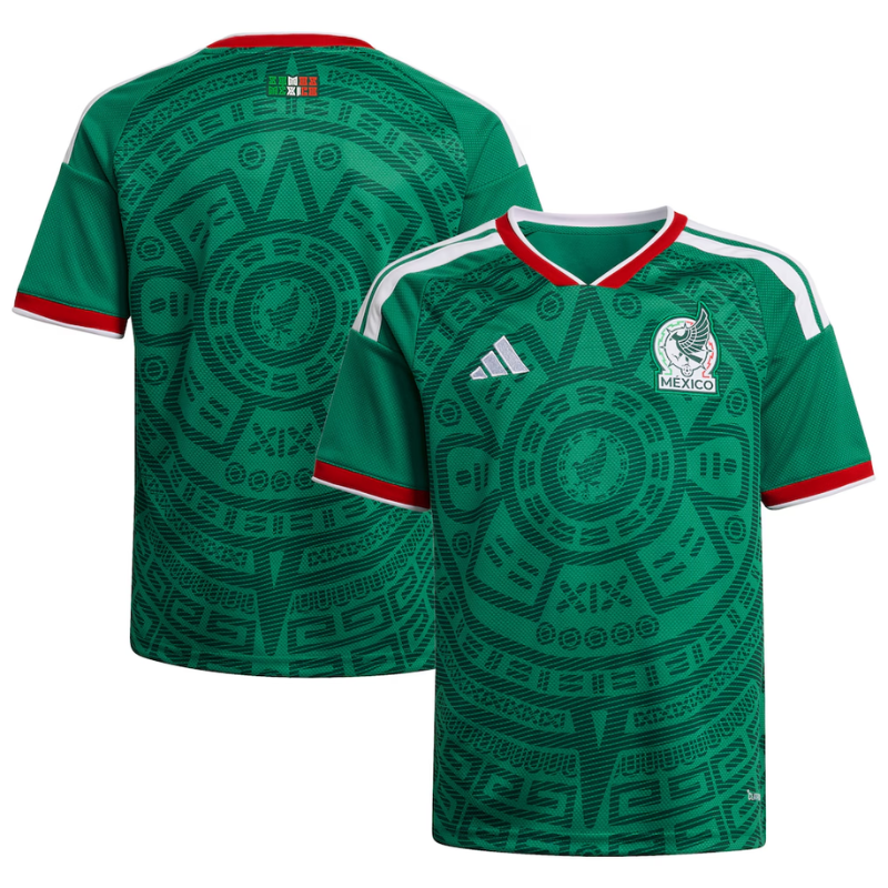 Mexico National Team adidas Youth FIFA x World Cup 2026 Home Jersey - Green