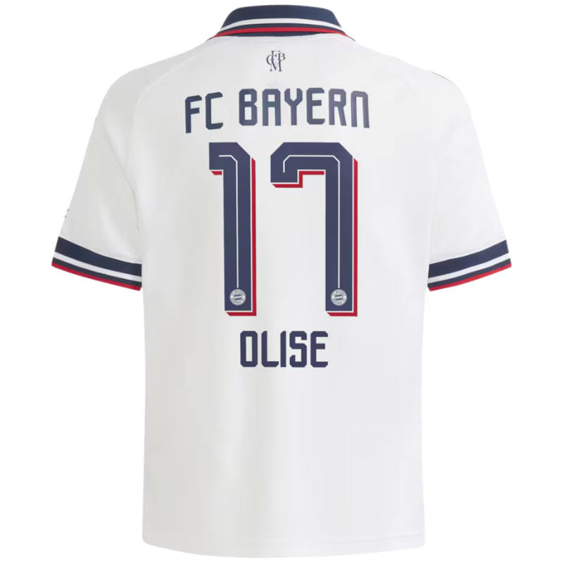 Michael Olise Bayern Munich adidas 2026/27 Away Jersey - White