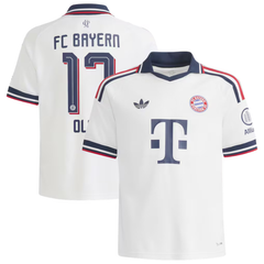 Michael Olise Bayern Munich adidas 2026/27 Away Jersey - White