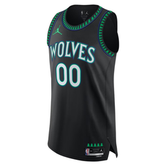 Minnesota Black, Green & Blue Statement Edition Basketball Jersey
