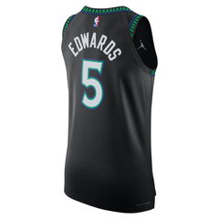 Minnesota Black, Green & Blue Statement Edition Basketball Jersey (Edwards)