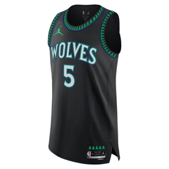 Minnesota Black, Green & Blue Statement Edition Basketball Jersey (Edwards)