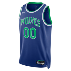 Minnesota Royal Blue, Green & White Classic Edition Basketball Jersey