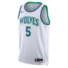 Minnesota White, Blue & Green Basketball Jersey (Edwards)