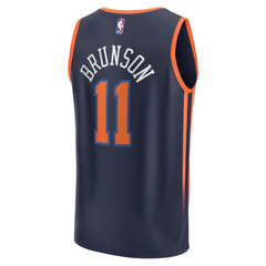 New York Knicks Navy & Orange Statement Edition Basketball Jersey (Brunson)