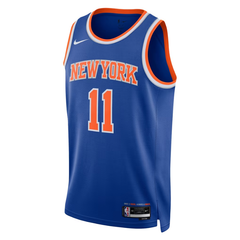 New York Knicks Royal Blue & Orange Icon Edition Basketball Jersey (Brunson)